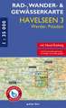 Rad-, Wander- und Gewässerkarte Havelseen 3 Werder/Potsdam 1:35 000