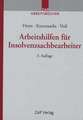 Arbeitshilfen für Insolvenzsachbearbeiter