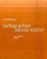 fachsprachen XXVIII-XXXVI