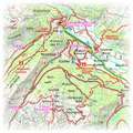 Meran, Passeiertal, Ridnauntal / Merano, Val Passiria, Val Ridanna Wander- und Radkarte 1 : 35 000