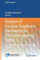 Analysis of Fracture Toughness Mechanism in Ultra-fine-grained Steels: The Effect of the Treatment Developed in NIMS