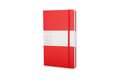 Moleskine Large Squared Hardcover Notebook Red