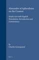 Alexander of Aphrodisias on the Cosmos: Arabic text with English Translation, Introduction and Commentary