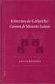 Iohannes de Garlandia: <i>Carmen de Misteriis Ecclesie</i>