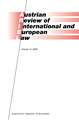 Austrian Review of International and European Law, Volume 14 (2009)