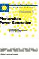 Photovoltaic Power Generation