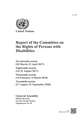 Report of the Committee on the Rights of Persons with Disabilities