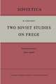 Two Soviet Studies on Frege