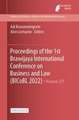 Proceedings of the 1st Brawijaya International Conference on Business and Law (BICoBL 2022)