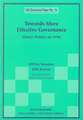 Towards More Effective Governance: China's Politics in 1998