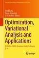 Optimization, Variational Analysis and Applications: IFSOVAA-2020, Varanasi, India, February 2–4