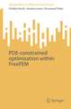 PDE-constrained optimization within FreeFEM