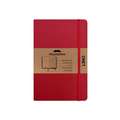 Moustachine Classic Linen Hardcover Classic Red Lined Pocket