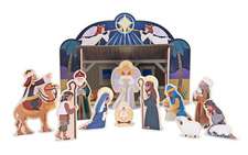 Wooden Nativity Set, US and Some Other Countries Market