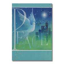 Peace Dove Christmas Card: Votives