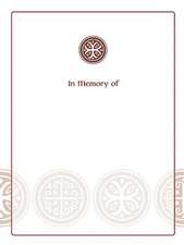 Celtic Cross Bookplate - In Memory Of, Pack of 15