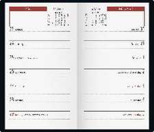 rido/idé 7012112295 Taschenkalender Modell TM 15 (2025)| 1 Seite = 1 Woche| A6| 112 Seiten| Kunststoff-Einband| bordeaux