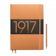 Agende Leuchtturm Special Metallic Edition 1917 (Hardcover): Copper, Master Slim, pagini punctate