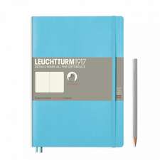 Agendă nedatată Leuchtturm Composition (B5): Ice Blue, pagini punctate