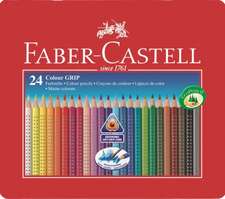 Creioane de colorat. Faber Castell Grip