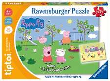 Ravensburger tiptoi Puzzle 00163 Puzzle für kleine Entdecker: Peppa Pig, Kinderpuzzle für Kinder ab 4 Jahren, Peppa Pig Geschenk, Peppa Pig Puzzle