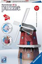 Windmühle 3D Puzzle-Bauwerke 216 Teile