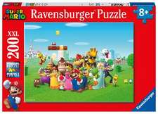 Ravensburger Kinderpuzzle 12993 - Super Mario Abenteuer 200 Teile XXL - Puzzle für Kinder ab 8 Jahren