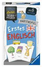 Ravensburger 80543 - Lernen Lachen Selbermachen: Erstes Englisch, Kinderspiel ab 6 Jahren, Lernspiel für 1-4 Spieler, Kartenspiel