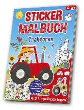 Mal- & Stickerbuch: Traktor