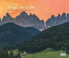 Berge im Licht 2025 - Wandkalender 60,0 x 50,0 cm - Spiralbindung