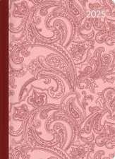 Daily Journal Style Paisley 2025 - Taschen-Kalender A6 - Leuchtturm - Day By Day - 352 Seiten - Notiz-Buch - Alpha Edition