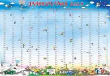 Jahresplaner Happy XL 2025 - Plakat-Kalender