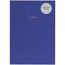 COLOURBLOCK A5 UNDATED DIARY WTV ROYAL B