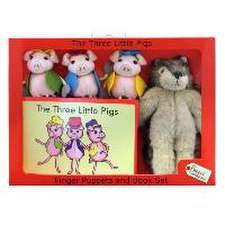 Three Little Pigs & Wolf: 18 X 14.25 X 4.25