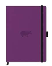 A5 PURPLE HIPPO NBOOK PLAIN