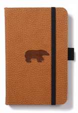 Dingbats* Wildlife A6 Pocket Brown Bear Notebook - Squared