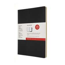 Moleskine A4 Subject Cahier Journals: Black/Kraft Brown