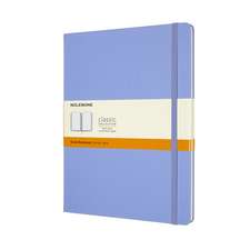 Moleskine Extra Large Ruled Hardcover Notebook: Hydrangea Blue