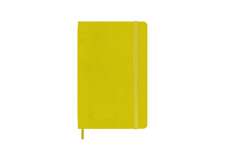 Moleskine Pocket Ruled Hardcover Silk Notebook: Hay Yellow