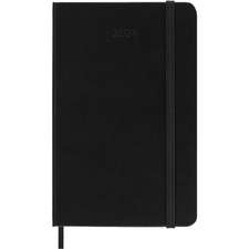 Moleskine 2024 12-Month Weekly Vertical Pocket Hardcover Notebook: Black