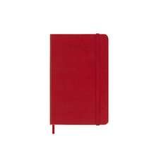 Moleskine 2025 18-Month Weekly Pocket Hardcover Notebook: Scarlet Red