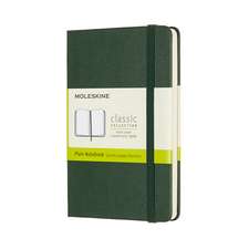 Moleskine Pocket Plain Hardcover Notebook: Myrtle Green