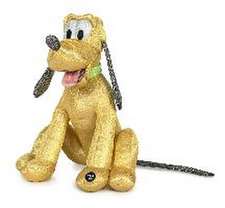 DISNEY 100 YEARS Pluto Plüsch - Glitter & Sound, 30 cm