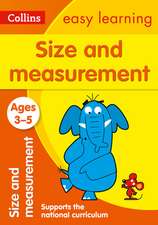 Collins Easy Learning Preschool - Size and Measurement Ages 3-5: New Edition