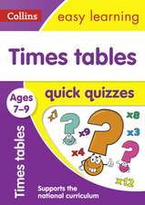 Times Tables Quick Quizzes