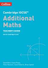 Cambridge Igcse(tm) Additional Maths Teacher's Guide