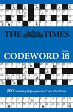 The Times Codeword 16