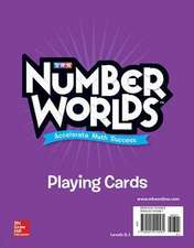 Number Worlds Levels G-J Playing Cards