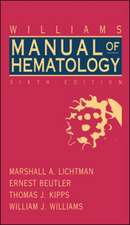 Williams Clinical Manual of Hematology