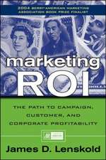 Marketing ROI